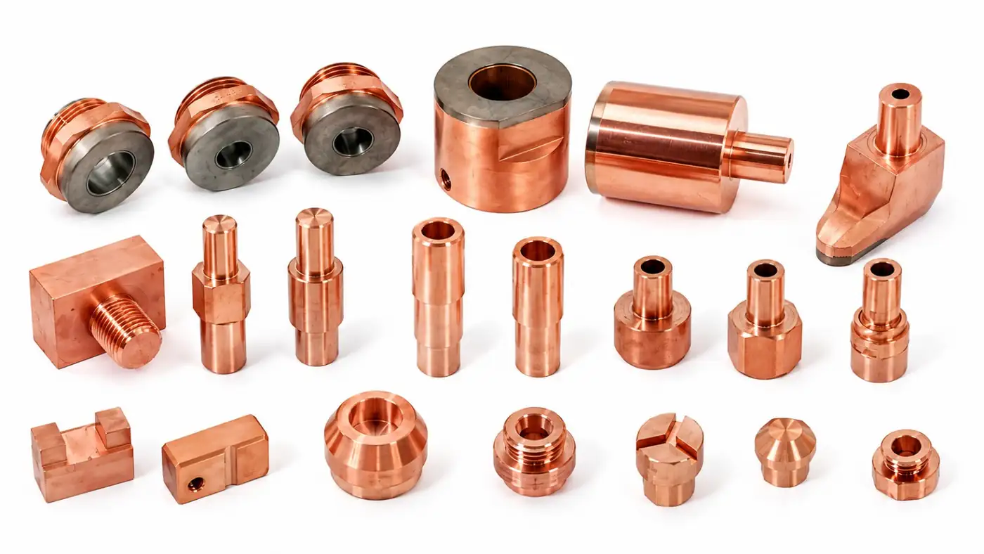 Consumibles y componentes para soldadura por resistencia