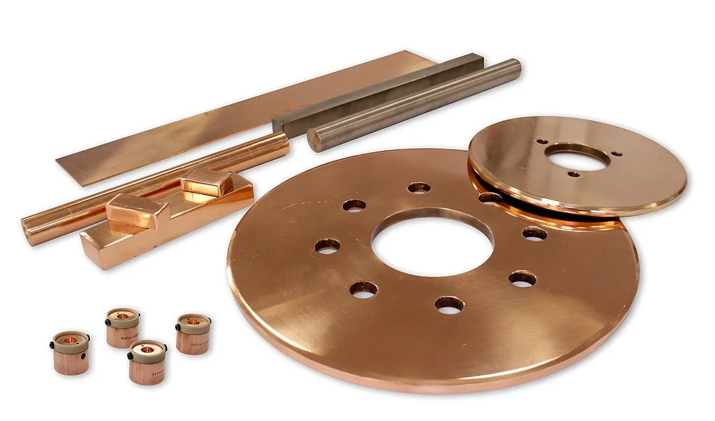 Consumibles y componentes para soldadura por resistencia