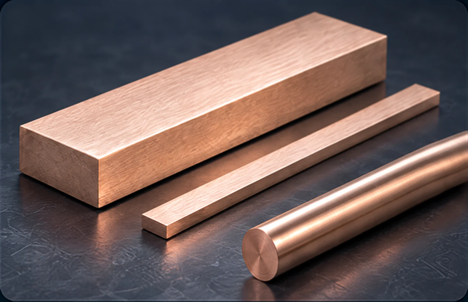 Barras y soleras de cobre-tungsteno
